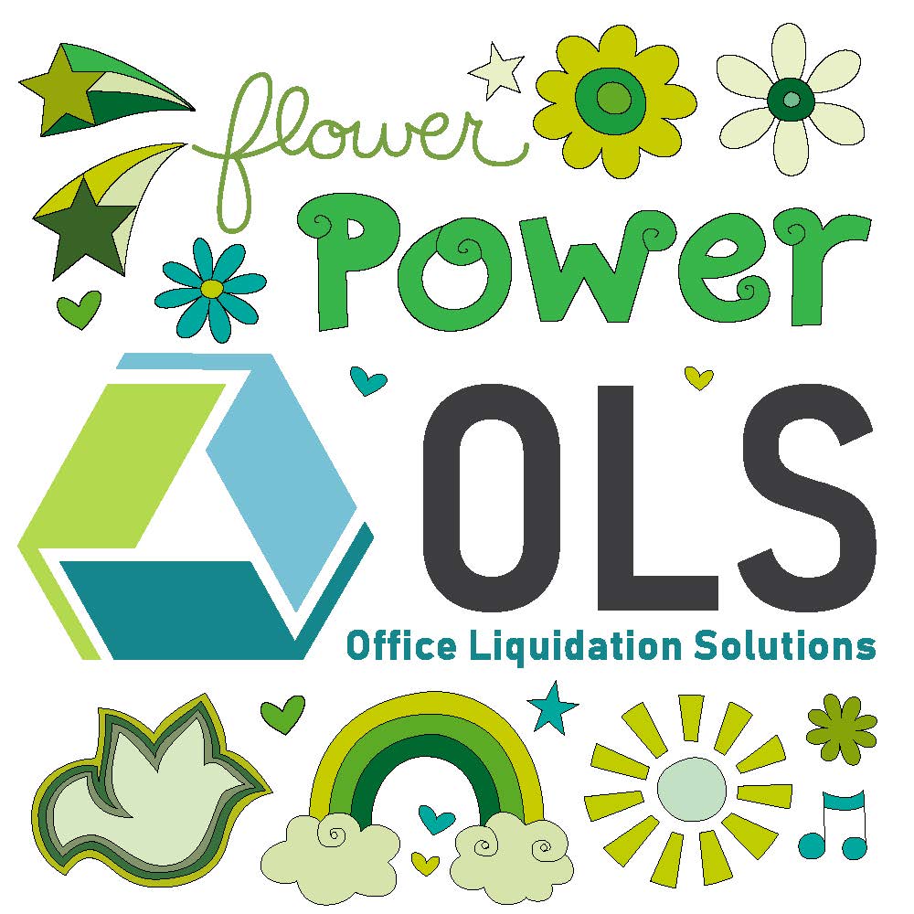 Bumper_Stickers_FUN flower power - OLS